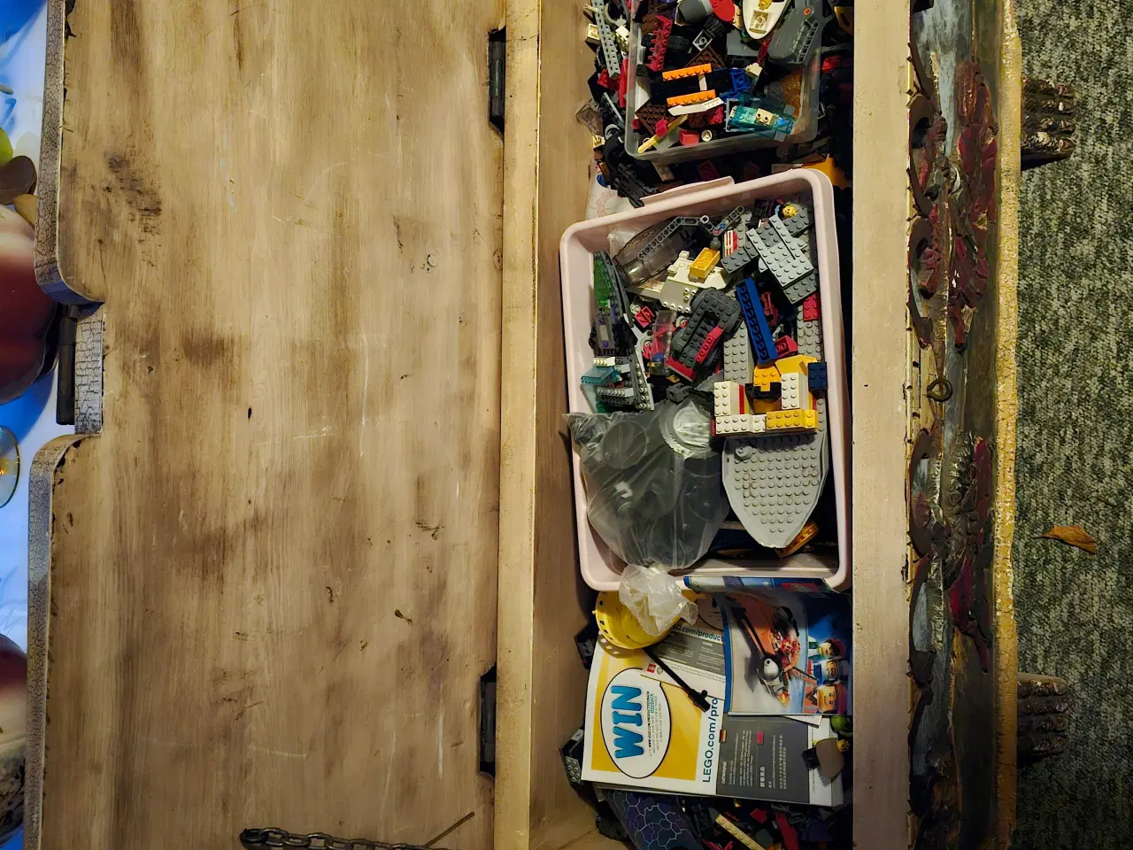 Billede 2 - Blandet lego i kiste