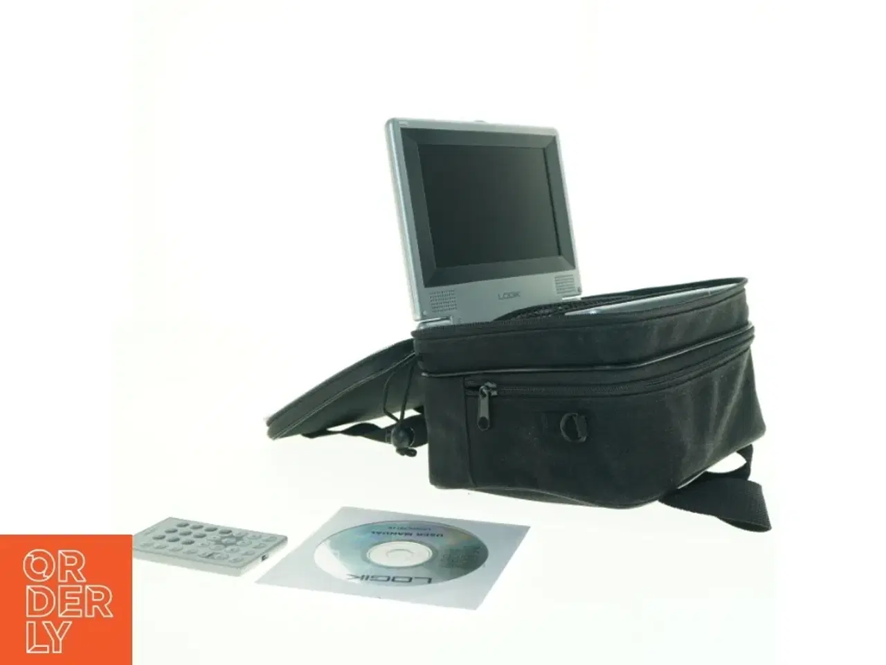 Billede 1 - Bærbar DVD-afspiller med taske fra LOGIX (str. 22 x 13 cm)