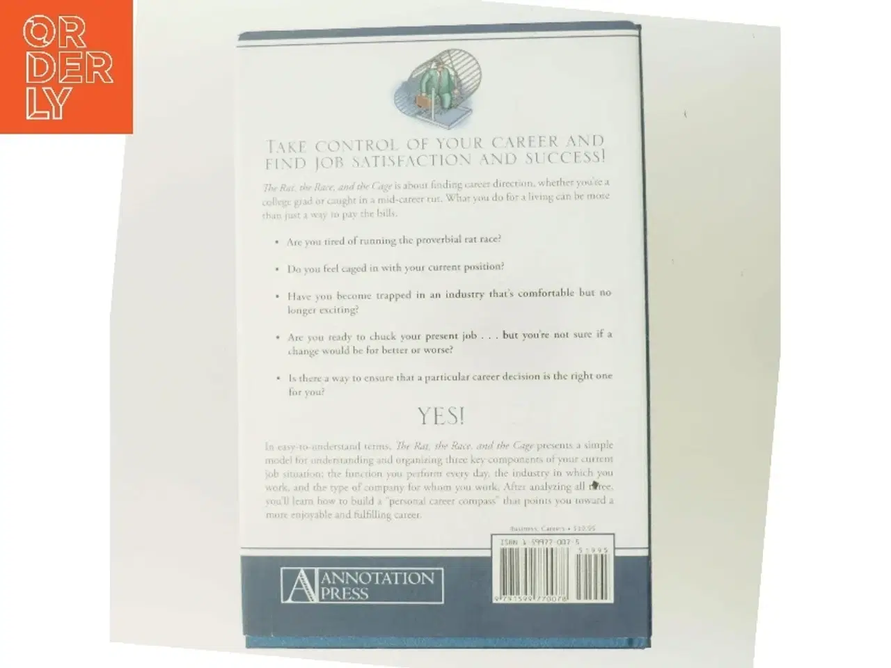 Billede 3 - The Rat, the Race and the Cage af Thomas N. Ellsworth (Bog)