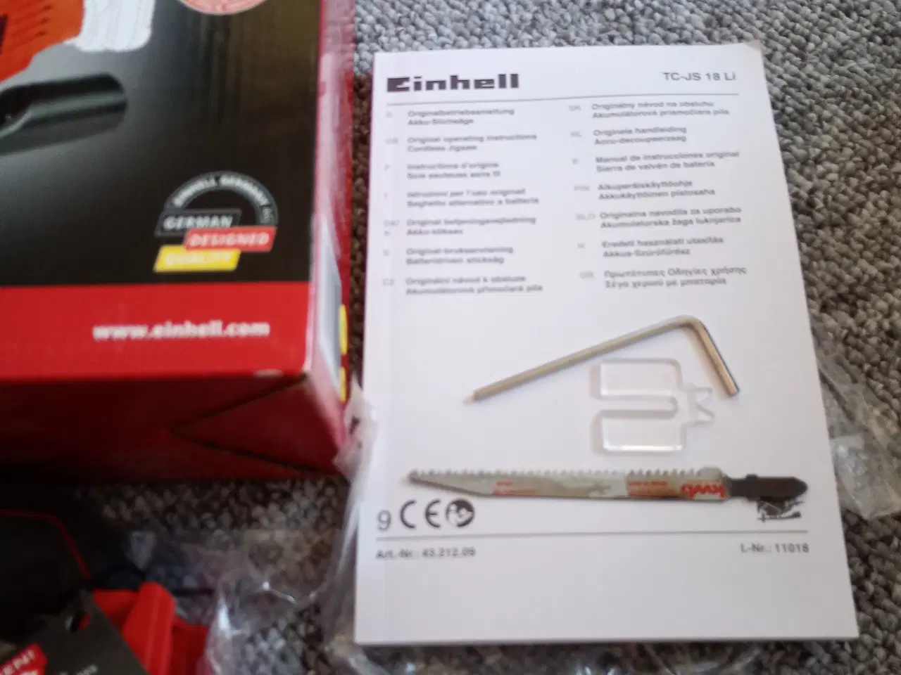Billede 2 - Einhell stiksav sælges - brugt 1 gang.