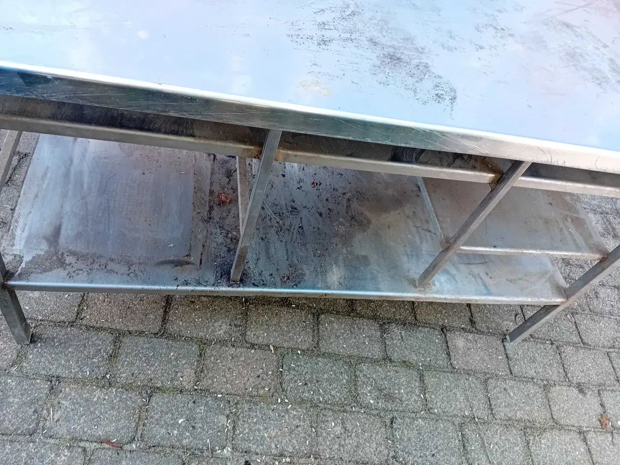 Billede 4 - Rustfri kraftig stålbord