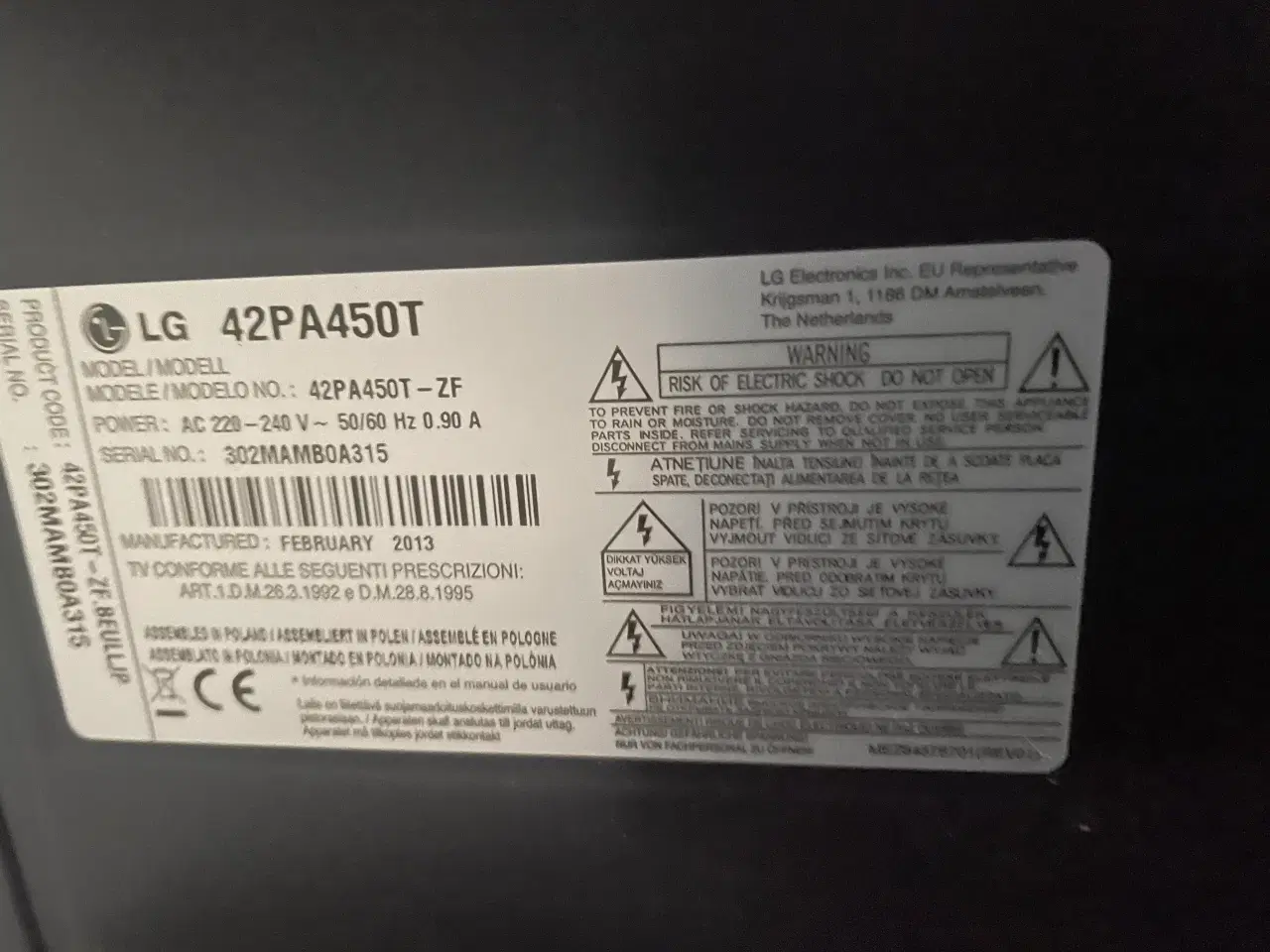 Billede 8 - 42” LG fladskærm