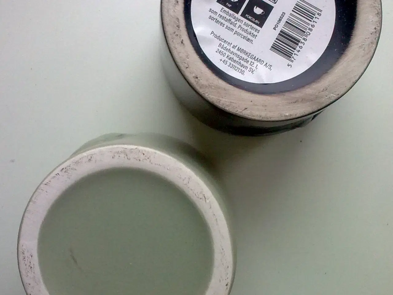 Billede 6 - Insekter i relief på beholder krus cylinder UBRUGT