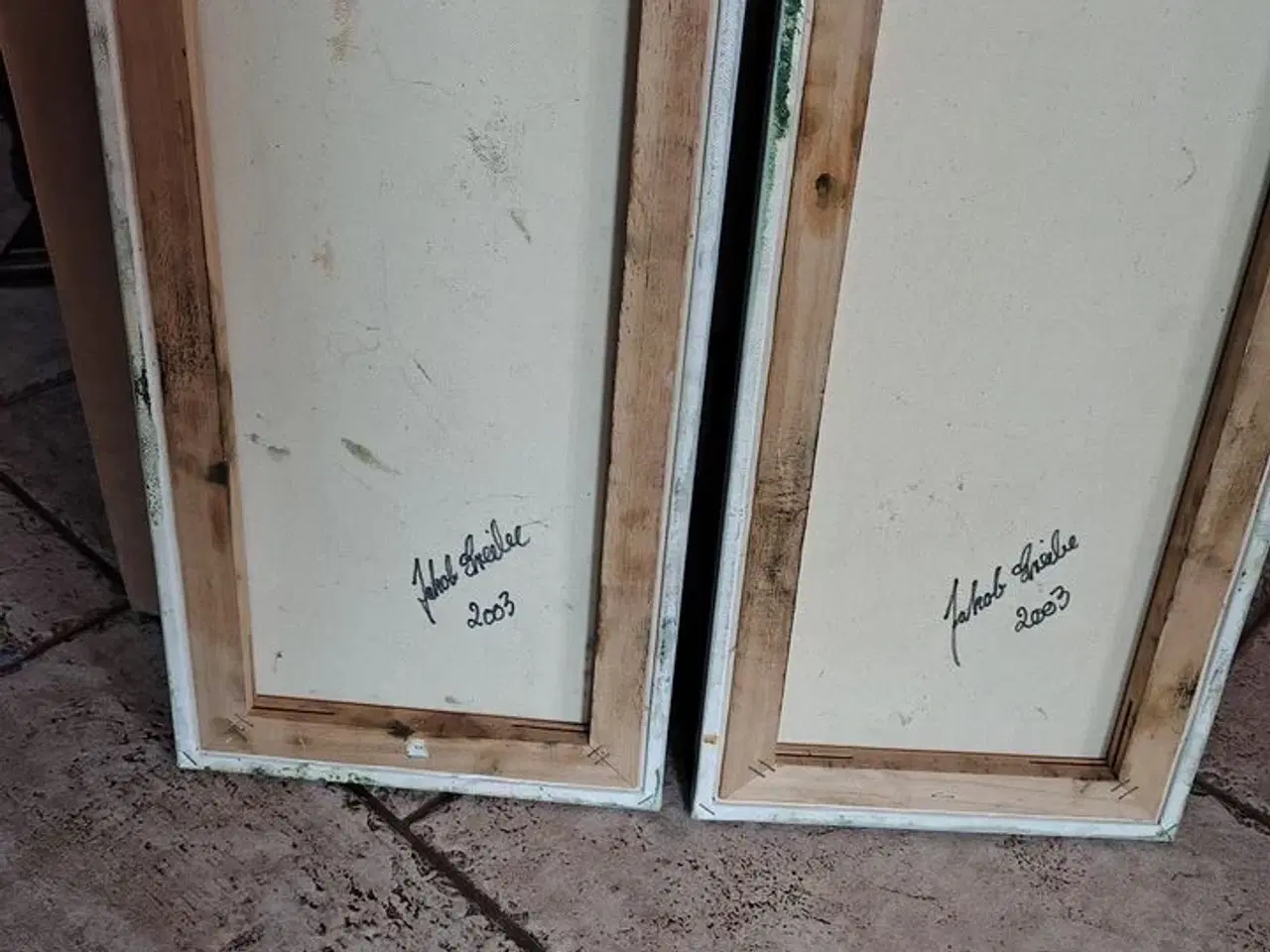 Billede 3 - To malerier JACOB GREIBE 2003.