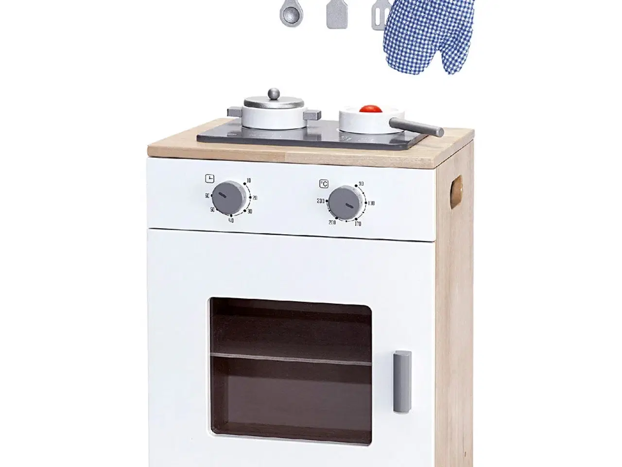 Billede 1 - VIGA Legetøjskomfur i Træ - Fantastisk Rolleleg