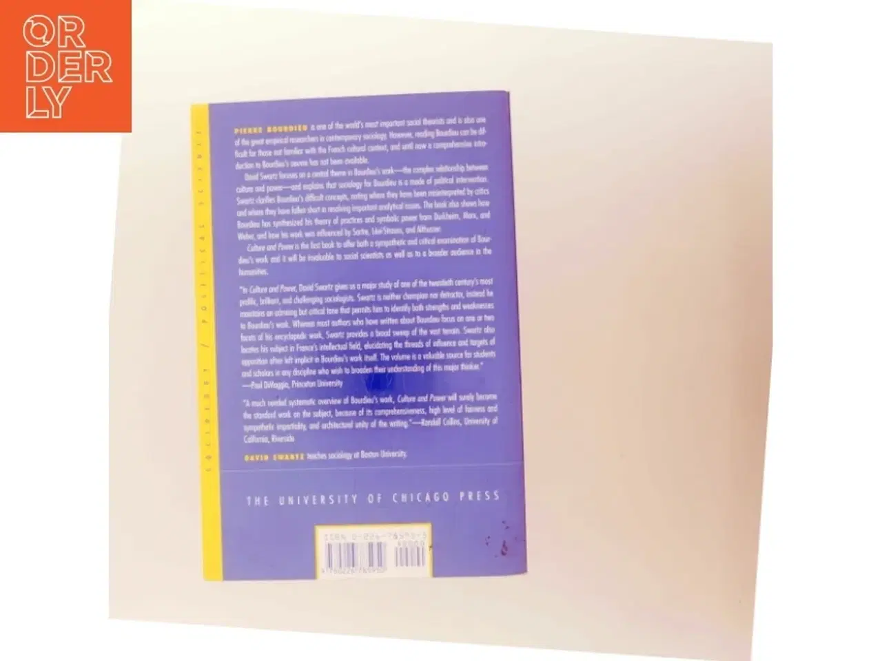 Billede 3 - Culture & power : the sociology of Pierre Bourdieu af David Swartz (Bog)