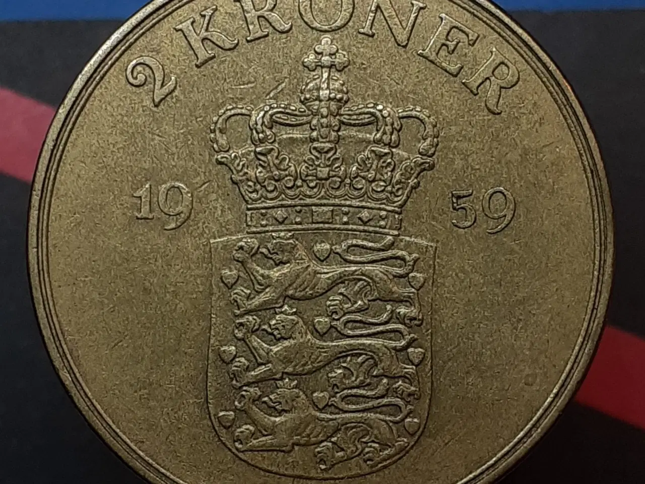 Billede 1 - 2 kr 1959, god årgang