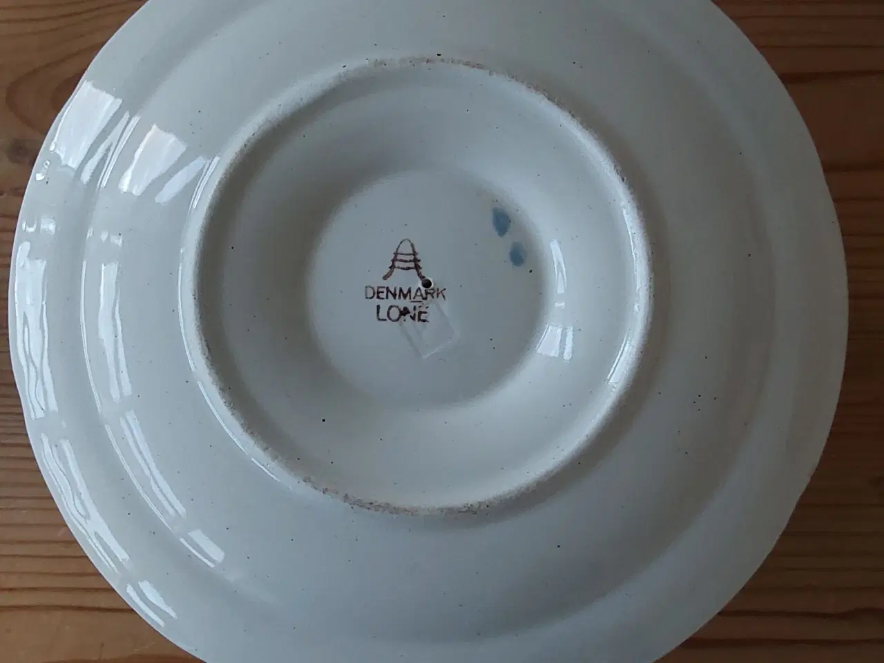 Billede 3 - Aluminia Soveskål Lone i fajance, pæn og velholdt