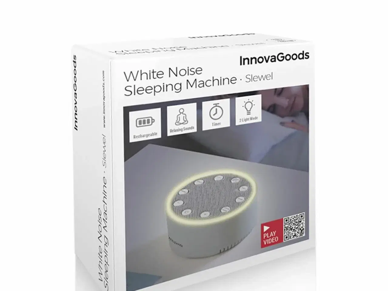 Billede 2 - Natlampe med hvid støj - Slewel