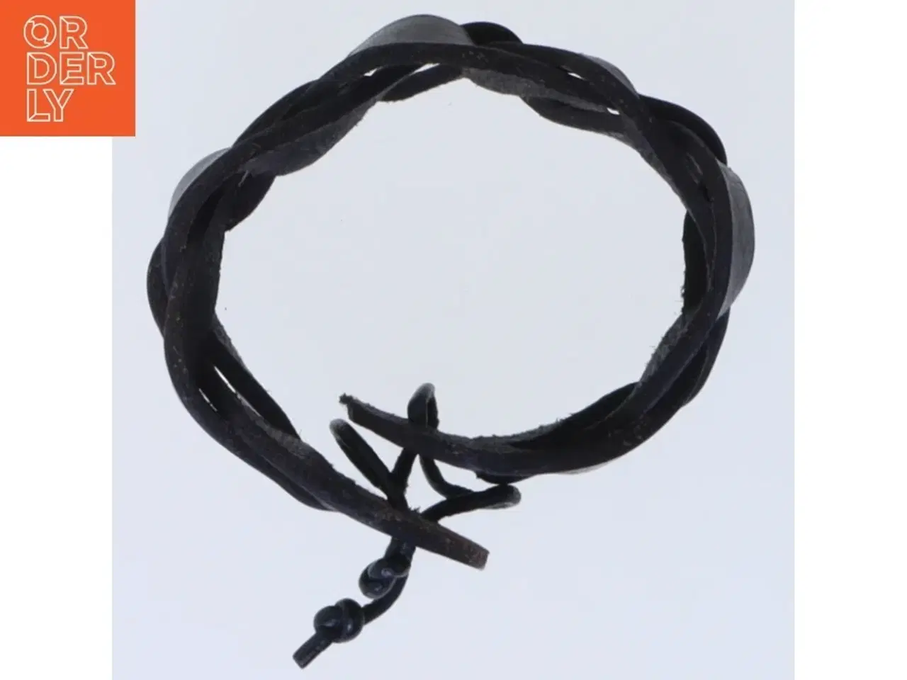 Billede 1 - Læderarmbånd (str. Ø 7 cm)