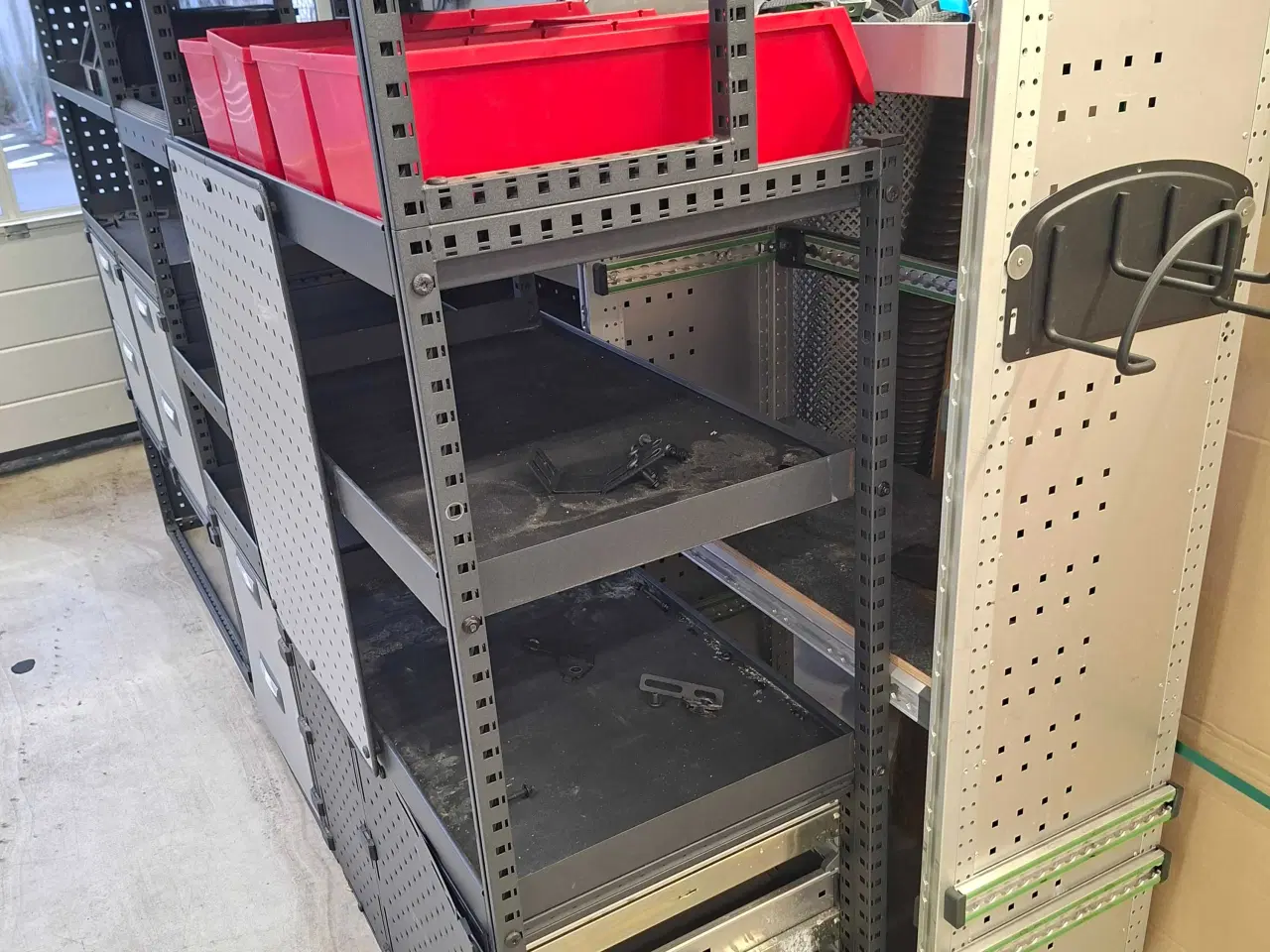 Billede 3 - Modul system reol til vare vogn mål er 236x50x163 