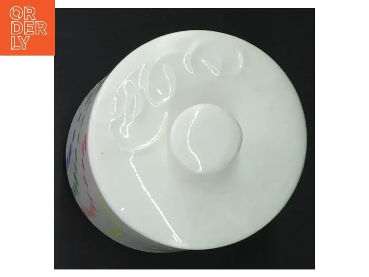 Billede 3 - Porcelæn krukke med låg (str. Ø. 7 cm. længde. 9 cm)