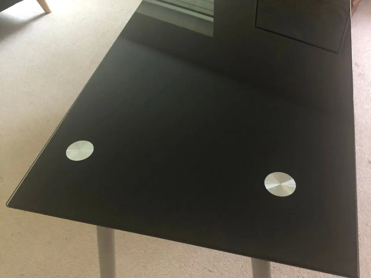 Billede 3 - Skrivebord med glasplade