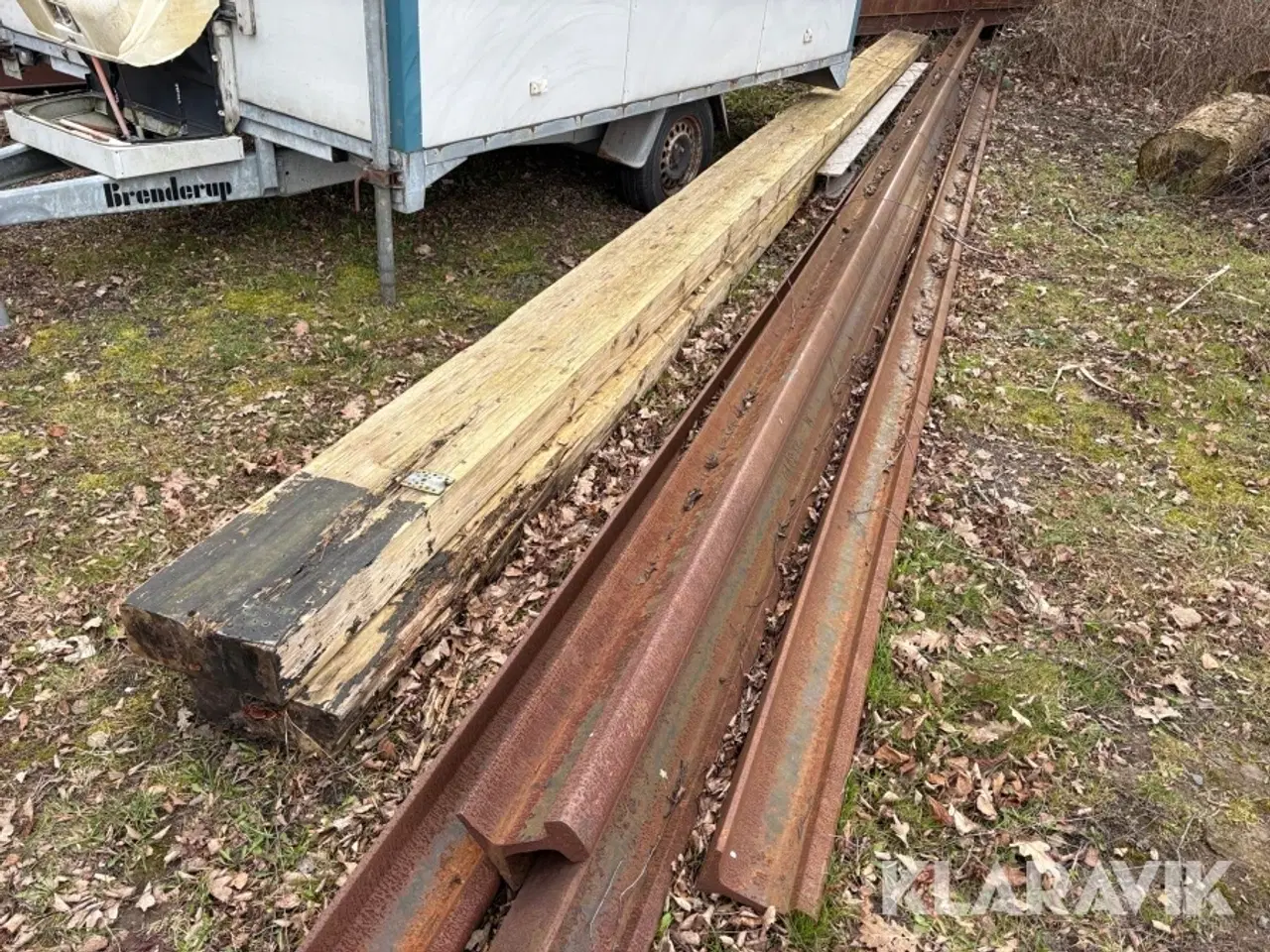 Billede 11 - Limtræsbjælker 2 styk.