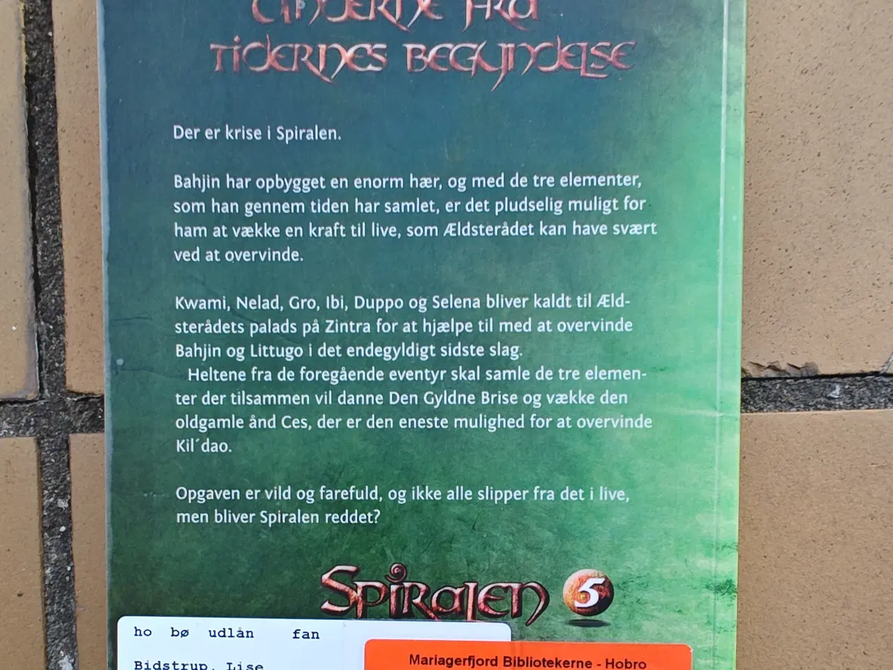 Billede 2 - Ånderne fra tidernes begyndelse BOG Lise Bidstrup
