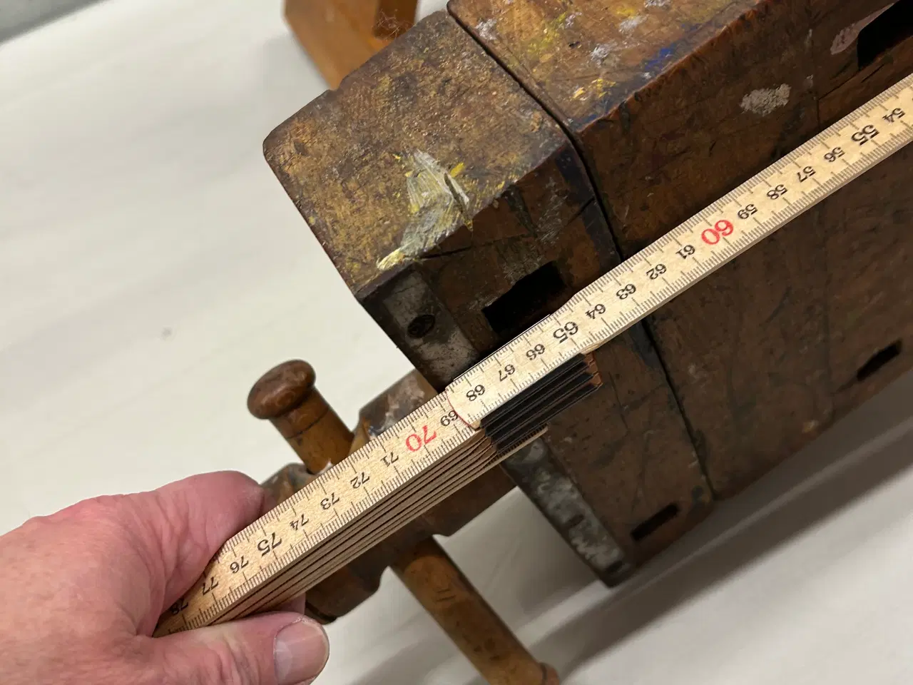 Billede 3 - Antik høvlbænk