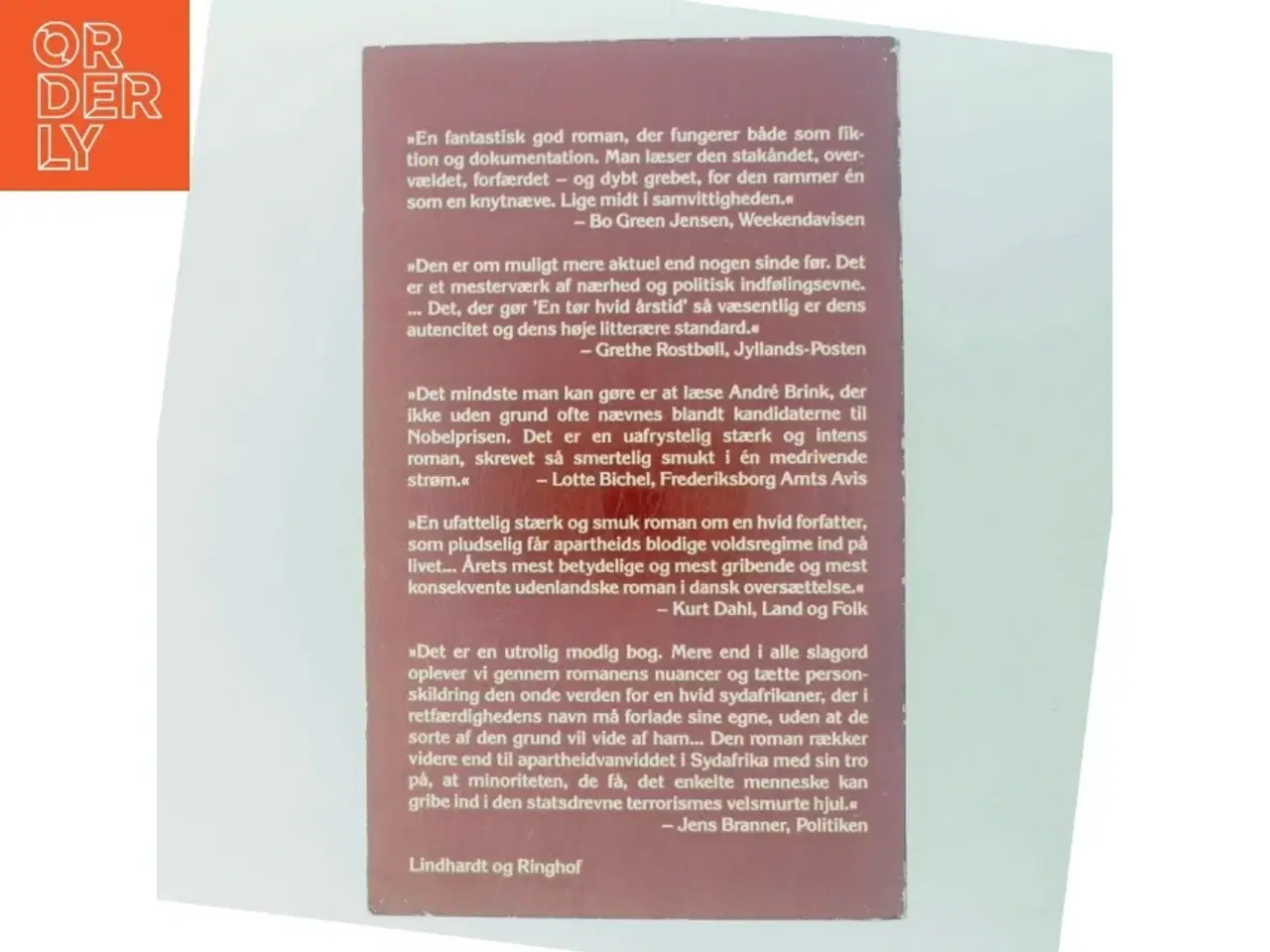 Billede 3 - En tør hvid årstid af André Brink (Bog)