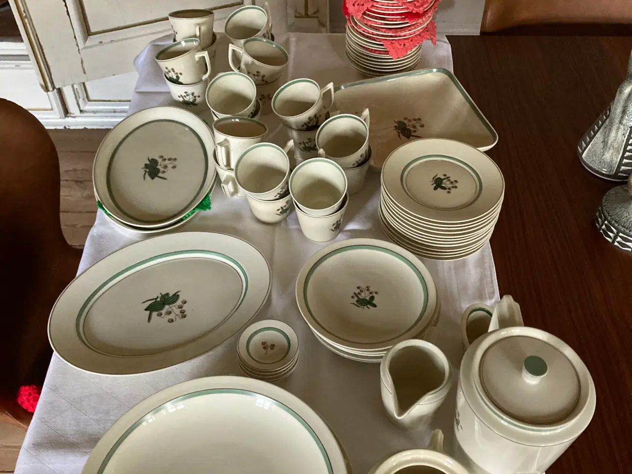 Billede 1 - Hjertegræs kaffestel. 