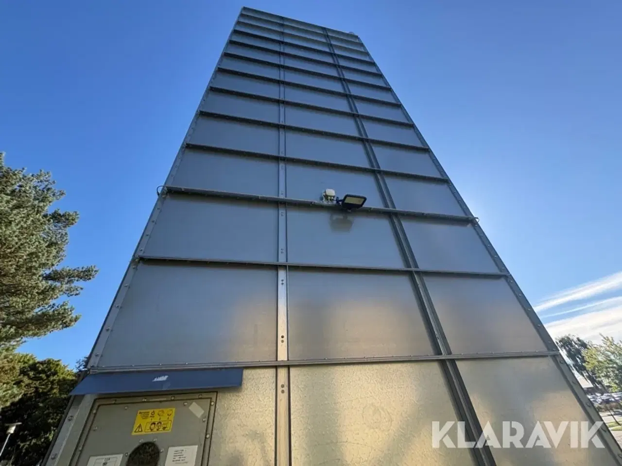 Billede 11 - Udendørssilo BM 300 galvaniseret med fyldebeholder og vægt MU-300