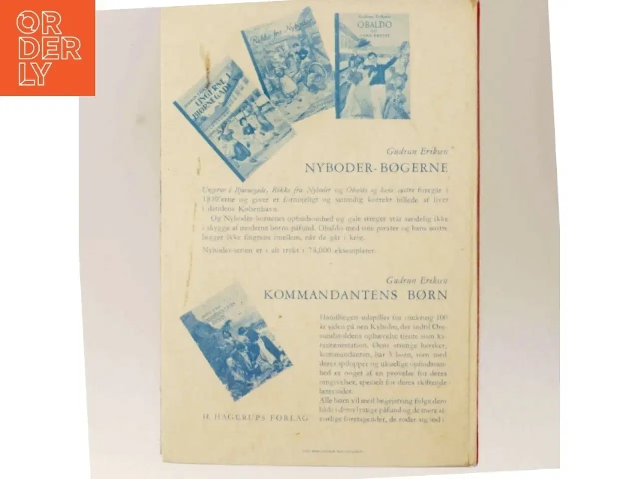 Billede 3 - Obaldo og hans søstre bog fra H. Hagerups Forlag