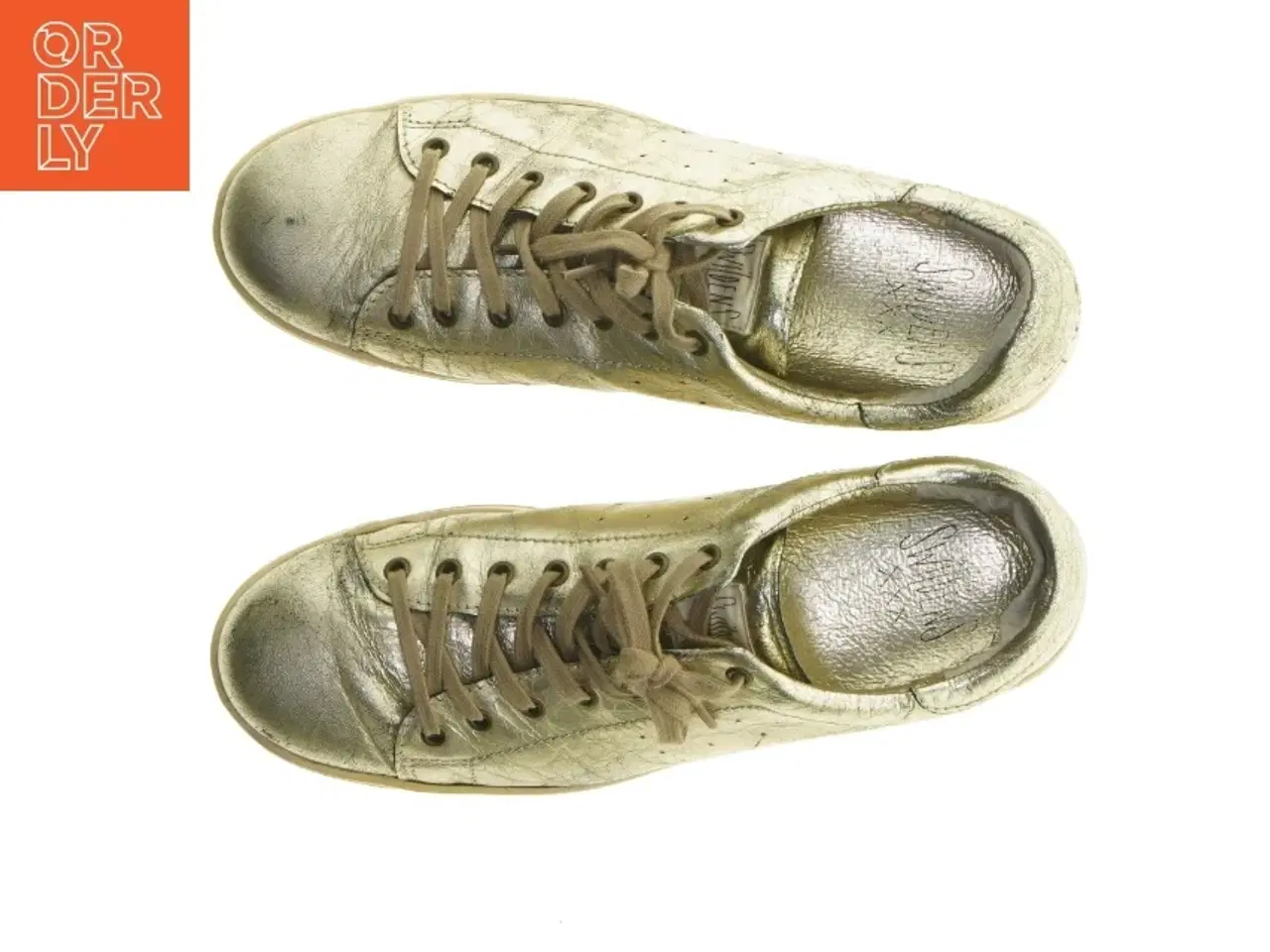 Billede 1 - Brugte "guld" sneakers