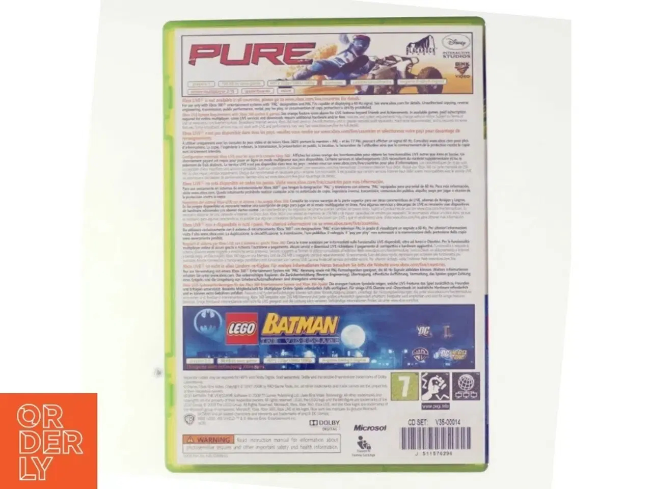 Billede 3 - Pure + Lego Batman fra X Box