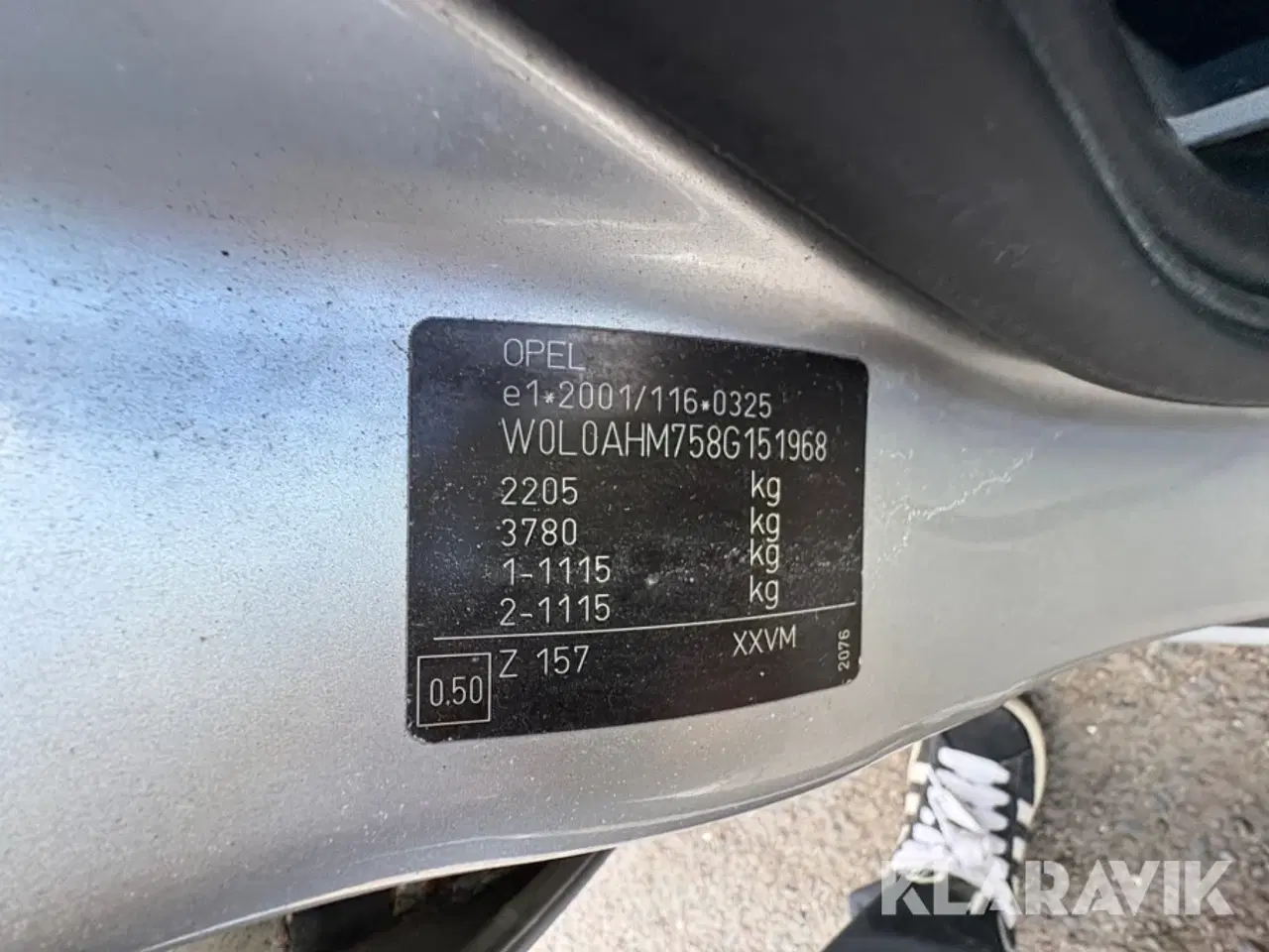 Billede 6 - Bil Opel Zafira 7 Personers