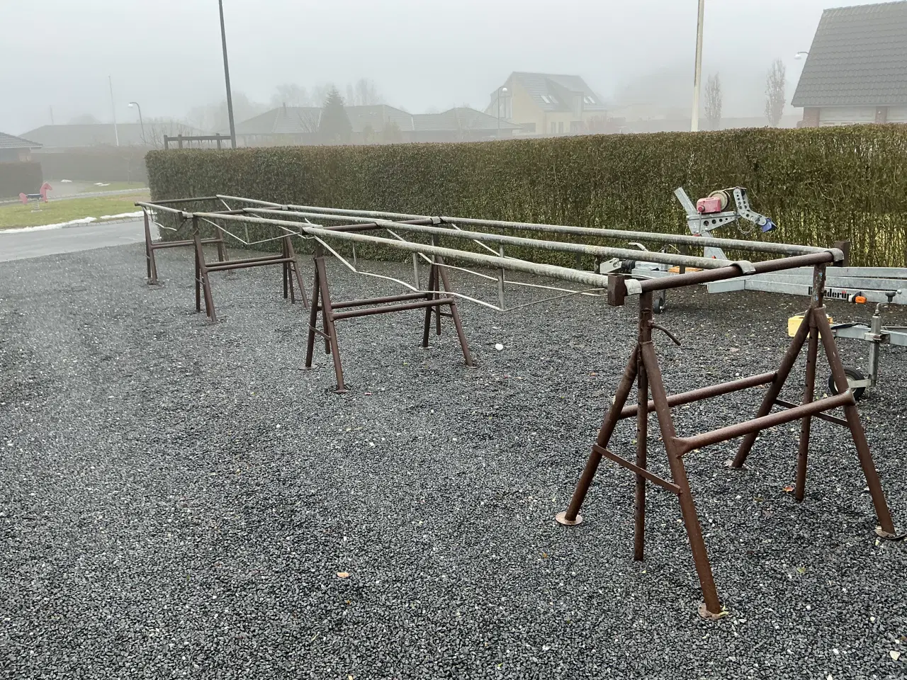 Billede 1 - Stillads /murerbukke 4 stk + 8 vanger