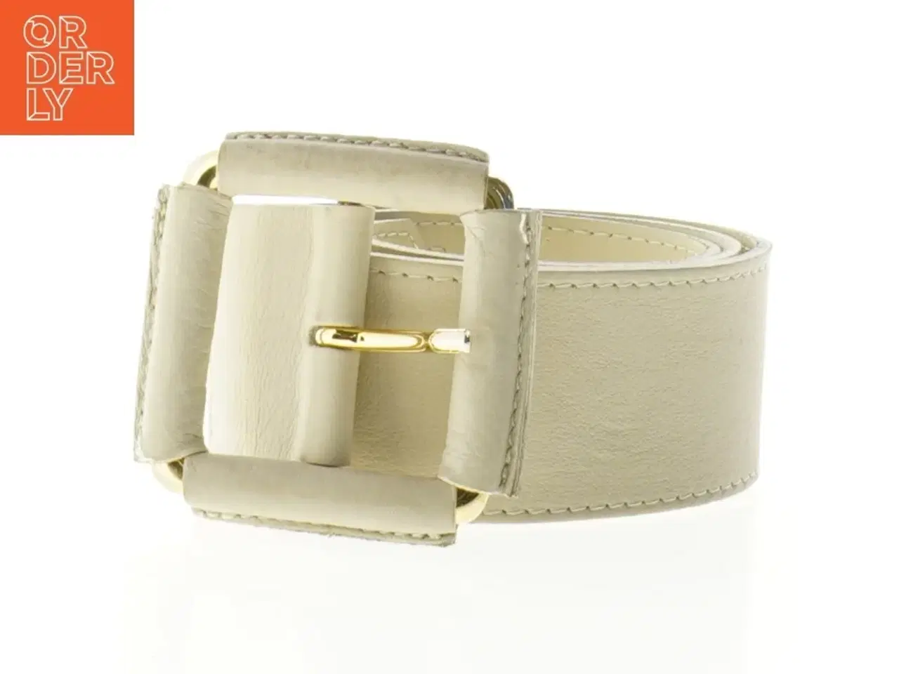 Billede 1 - Beige bælte fra Maxmara (str. 95 x 5 cm small)