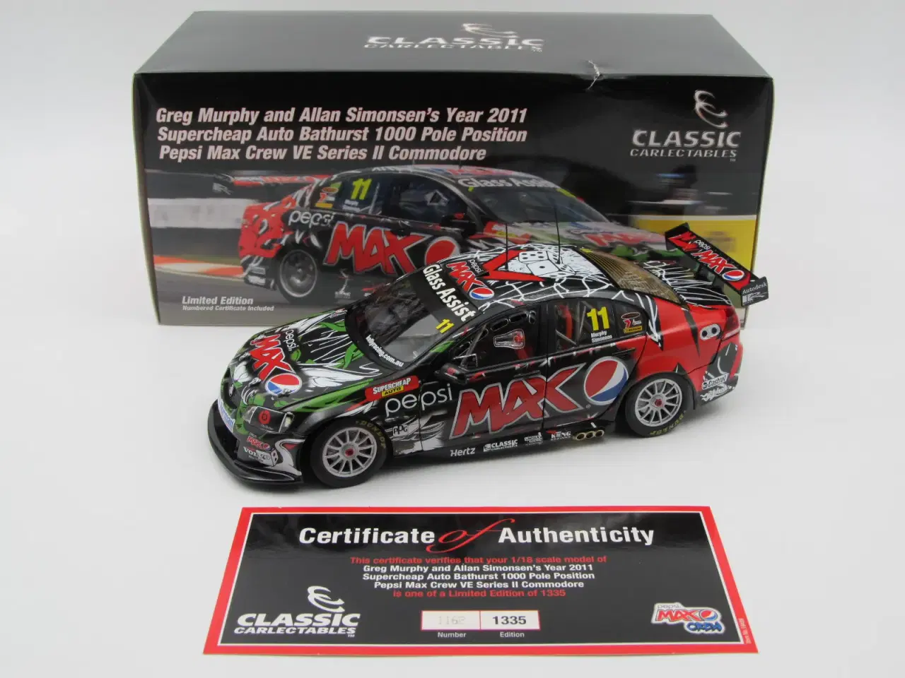 Billede 1 - Allan Simonsen's 2011 Holden Commodore V8 - 1:18  