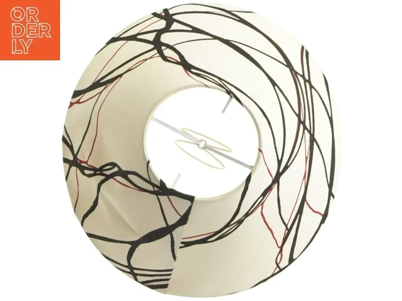 Billede 2 - Lampeskærm med mønster (str. Ø 28 cm)