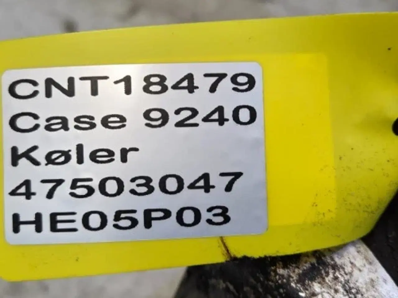 Billede 21 - Case 9240 Køler 47503047