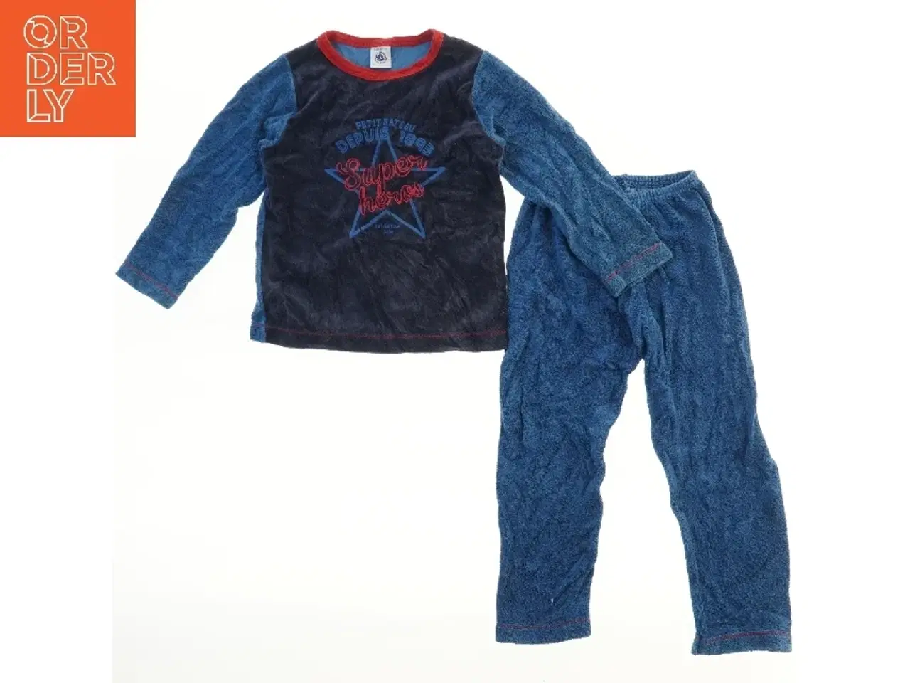 Billede 1 - Superhelt Petit Bateau Pyjamassæt (str. 110)