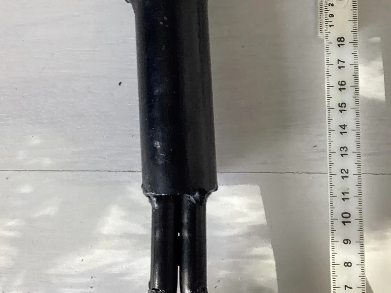 Billede 9 - Metal figur/skulptur af jublende mand/robot  