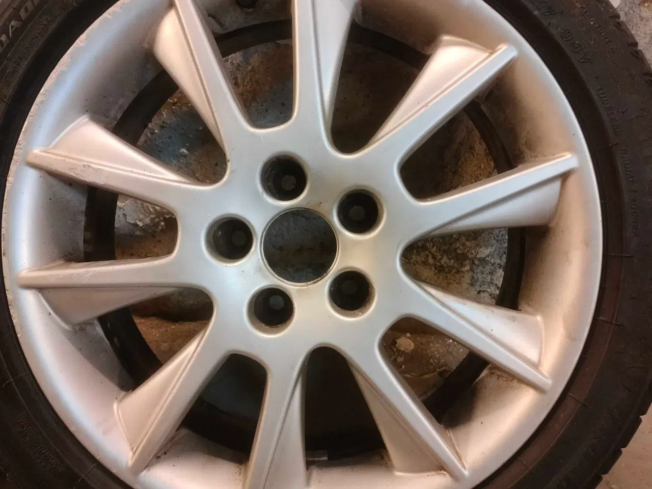 Billede 1 - Fælge med nye sommerdæk 5x110 orginal saab 9⁵ og 9