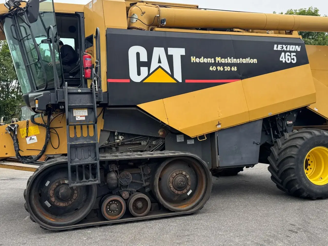 Billede 3 - CLAAS Lexion 460 MED 30 FODS SKÆREBORD, BÆLTER OG 4WD!