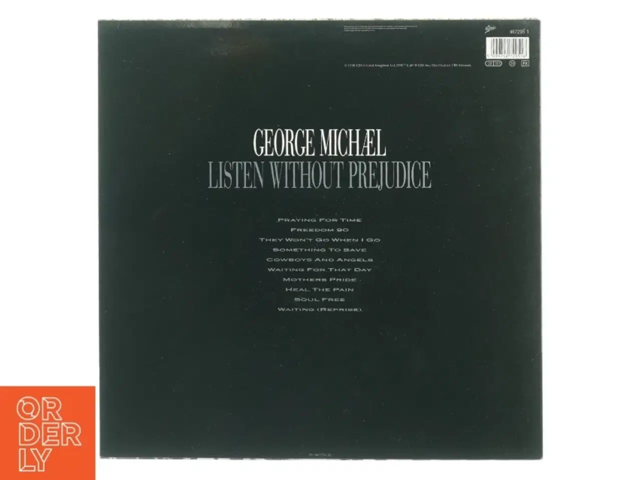 Billede 2 - George Michael - Listen Without Prejudice LP fra Epic (str. 31 x 31 cm)