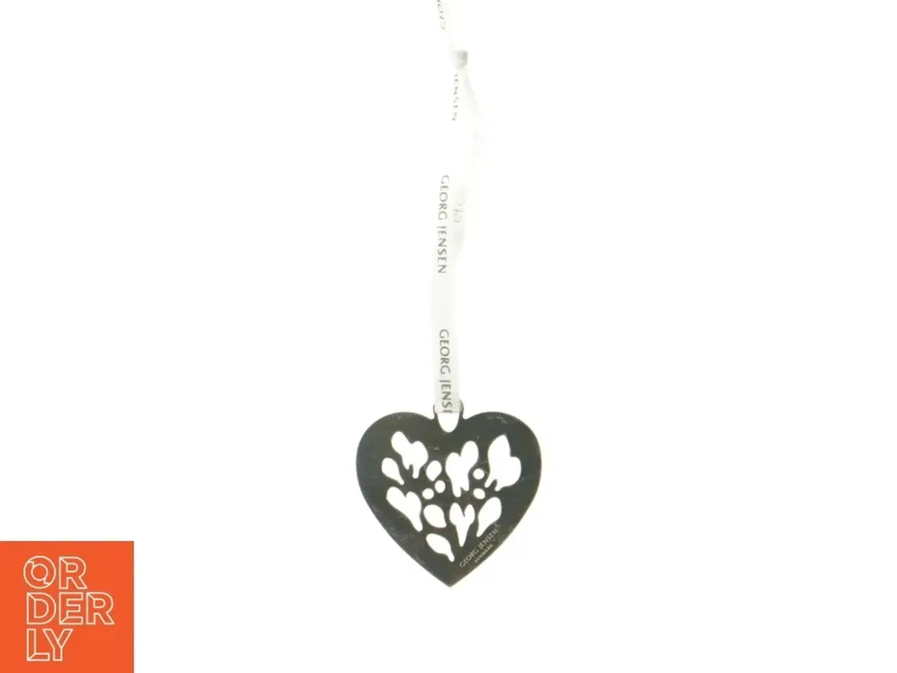Billede 1 - Georg Jensen hjerte ornament fra Georg Jensen (str. 4 cm)