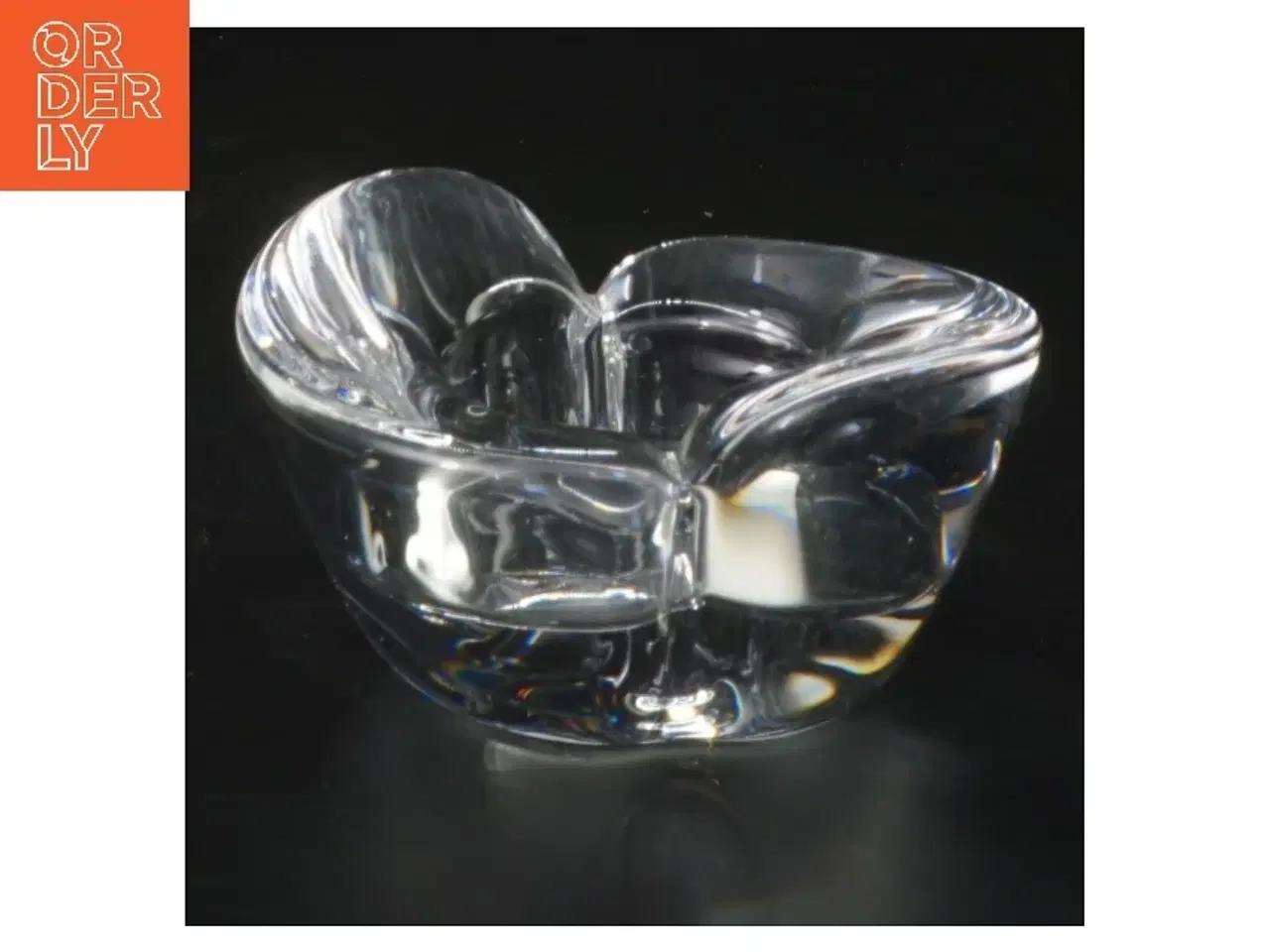 Billede 1 - Glas lysestage (str. 10,5 cm)