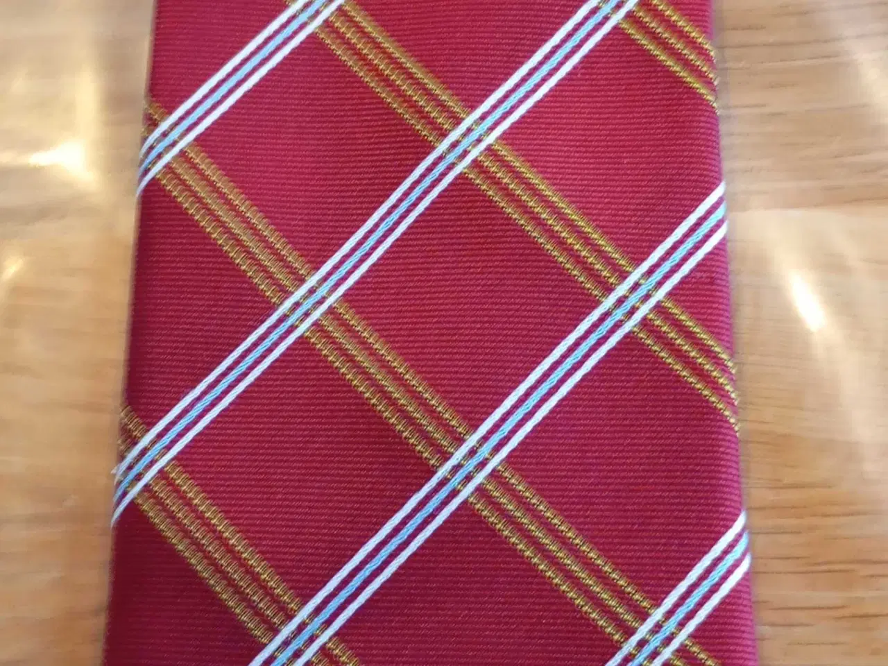 Billede 2 - Slips rød/bordeaux 