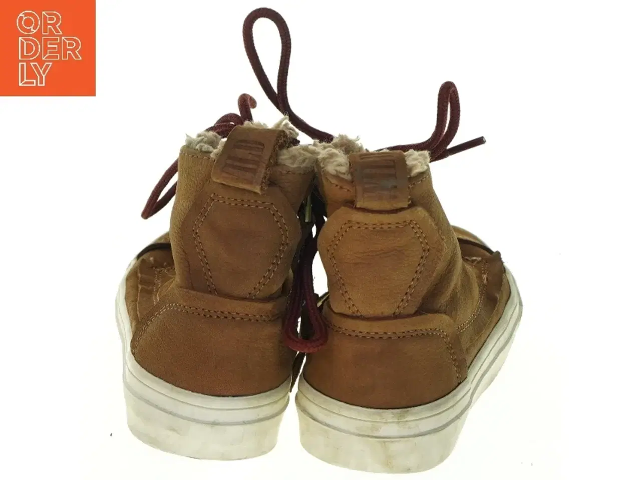 Billede 5 - Brune højtop sneakers med foer fra Zara (str. 28., 29)