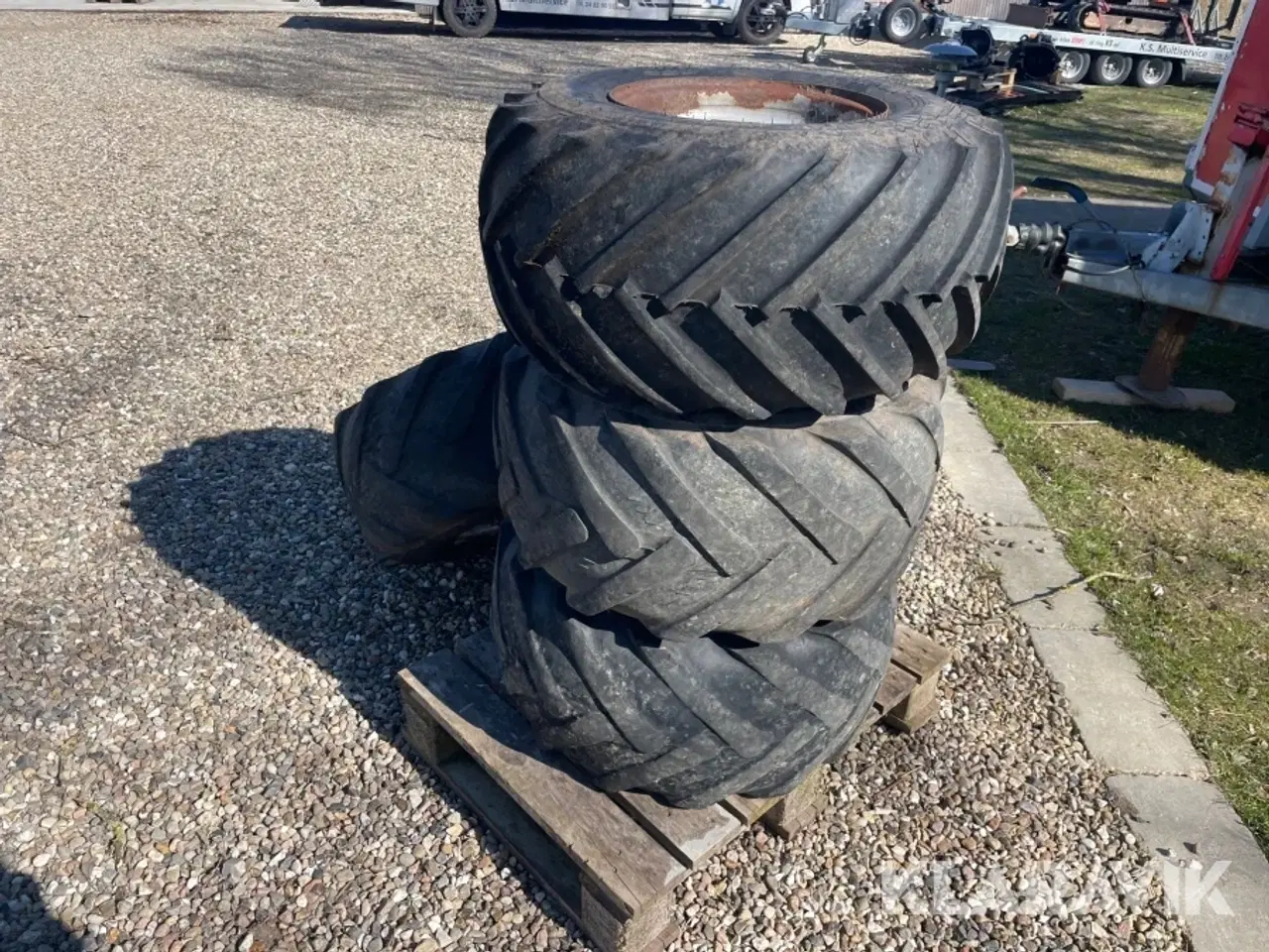 Billede 6 - Dæk til minilæsser BKT 26x12.00-12 4 styk