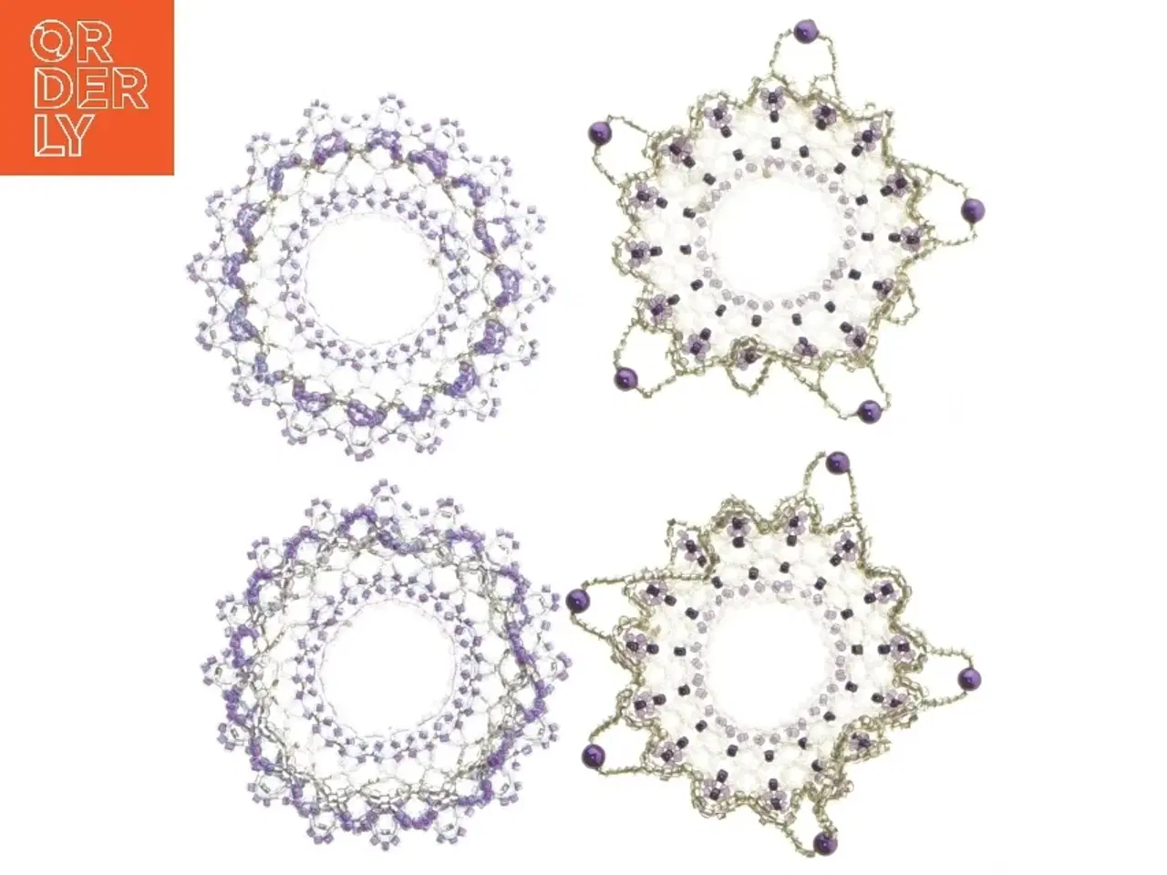 Billede 1 - Perle lyskranse(str. Ø 7 cm)