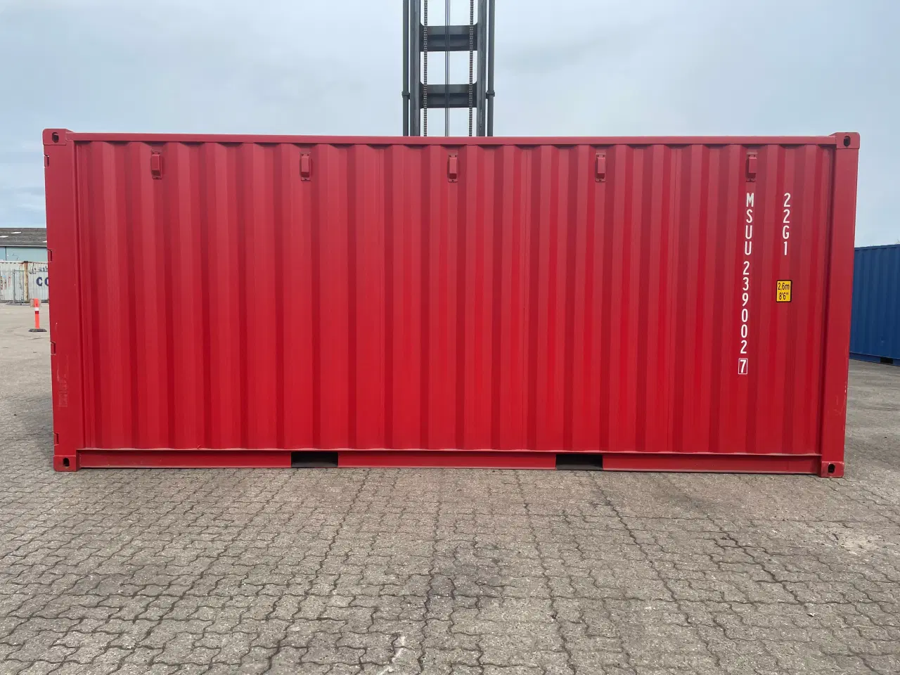 Billede 3 - 20 fods container Ny, i Rød