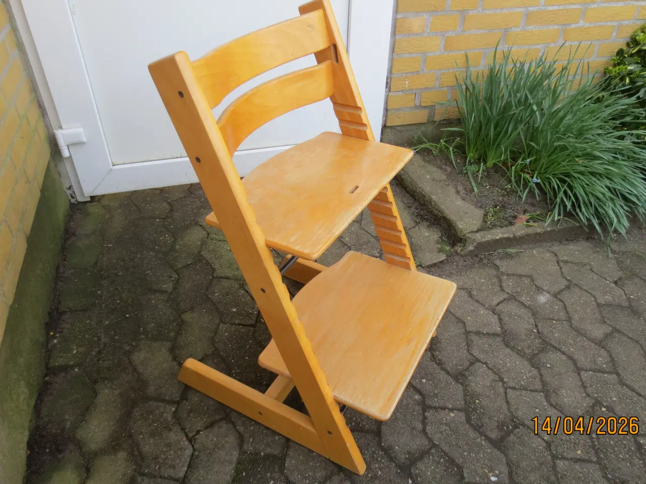 Billede 1 - 1 stk Trip Trap Stokke Højstol 