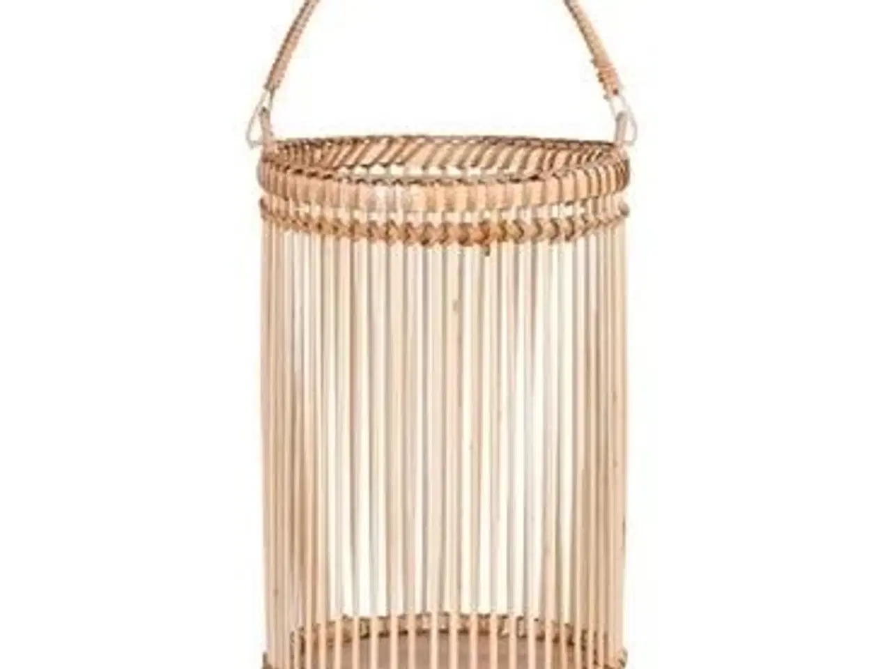 Billede 3 - Lanterne i bambus med håndtag