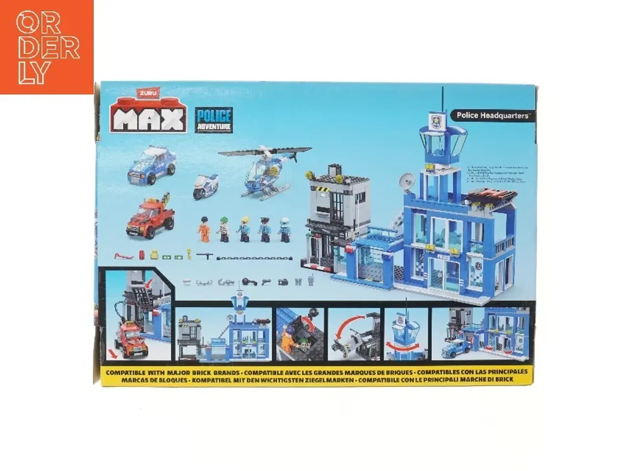 Billede 2 - ZURU MAX Police Adventure byggesæt fra Zuru (str. 889 brikker cm)