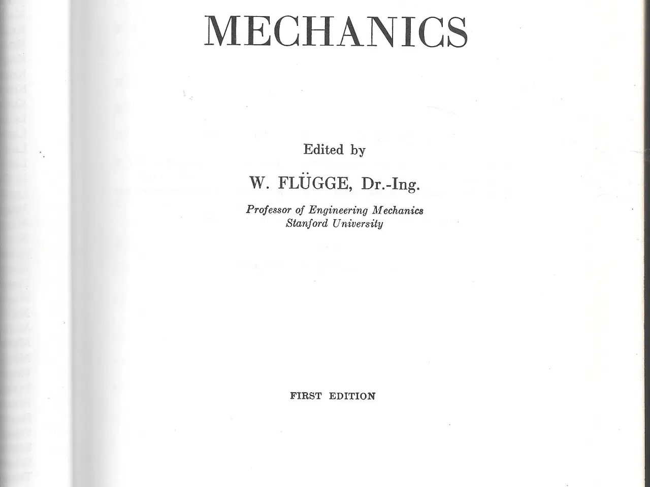 Billede 3 - Handbook of Engineering Mechanics by W Flugge