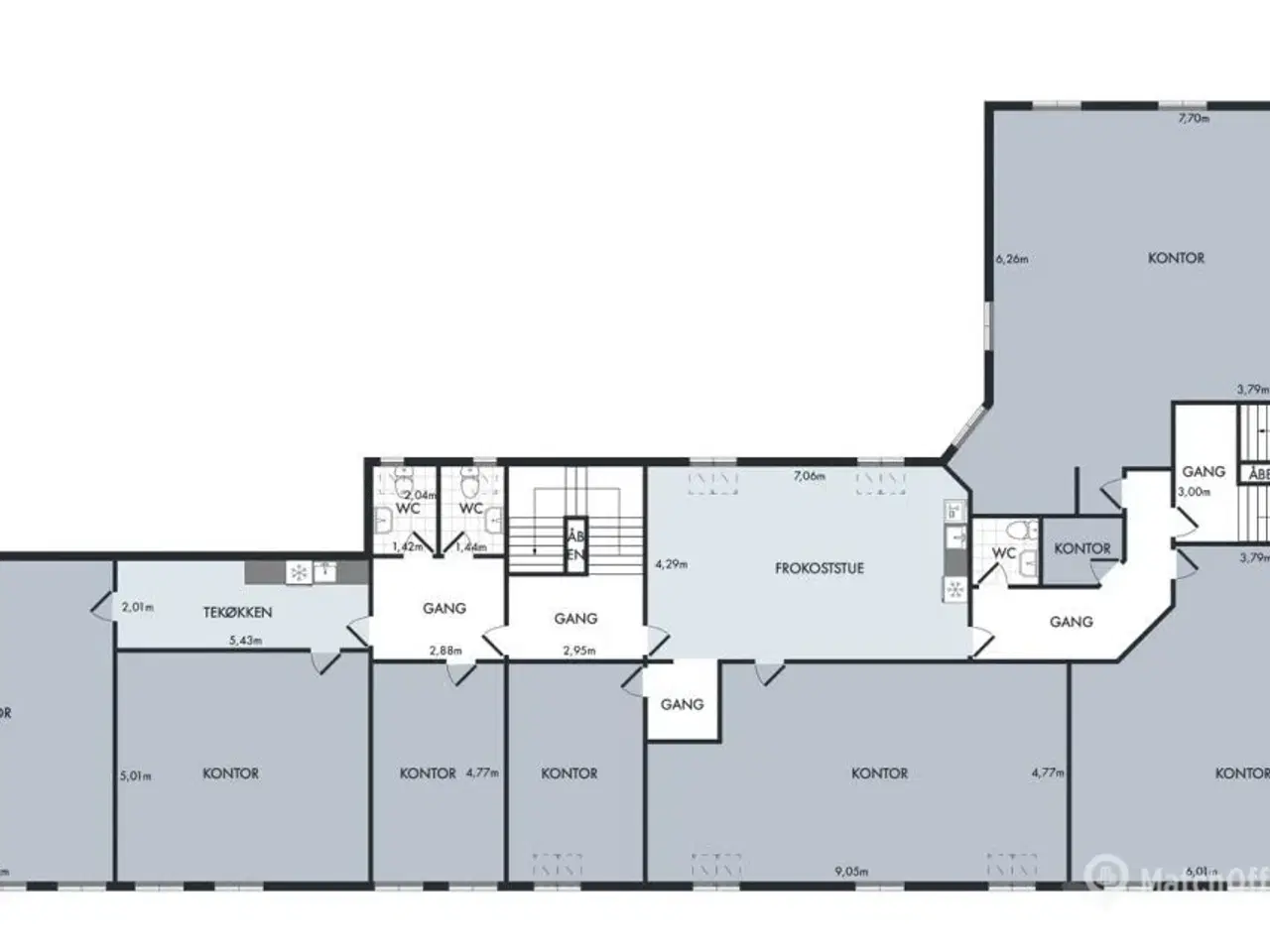 Billede 14 - 425 m² KONTOR I CENTRUM LIGE VED BANEGÅRDEN