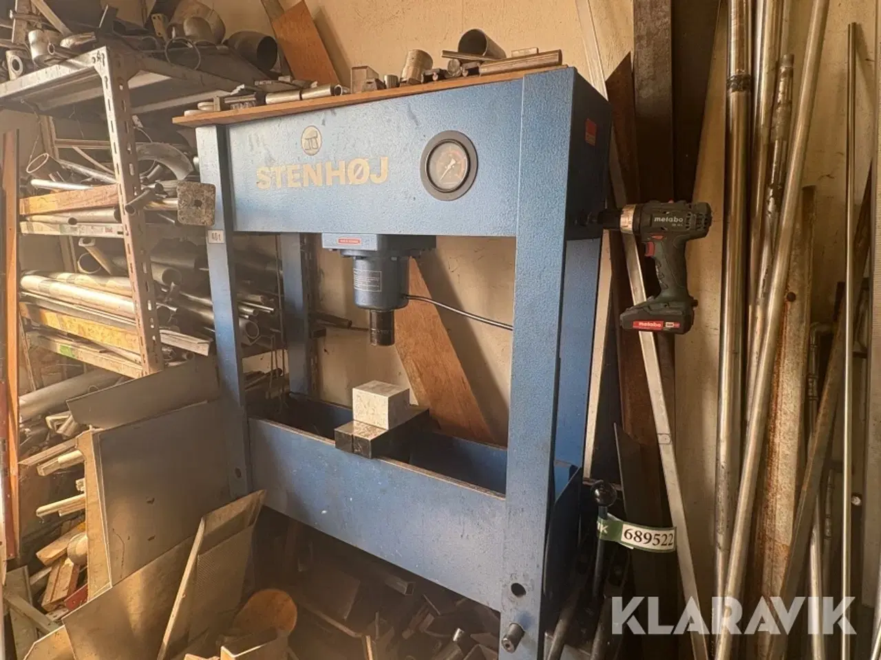 Billede 2 - Hydraulik presse Stenhøj